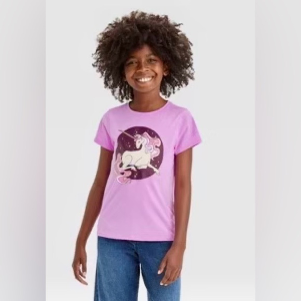 Cat & Jack™ T-shirt with a graceful unicorn size XL-14. NWT.